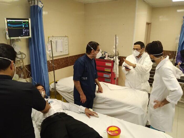 الحالة الصحية مستقرة لمصابي حادث تسرب الامونياك من مصنع جنوب ايران