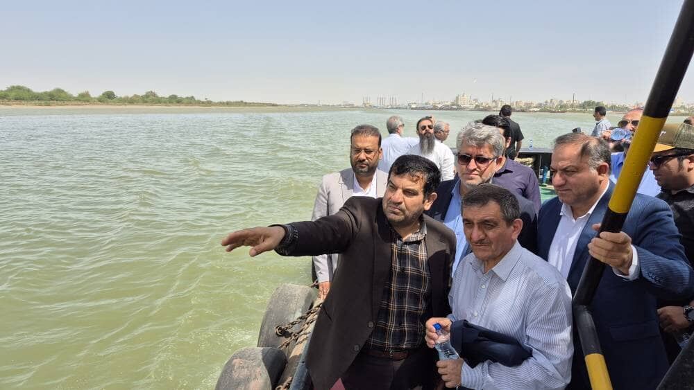 برلماني ايراني: الخط البحري بين آبادان الايرانية والواصلية العراقية في مراحله النهائية